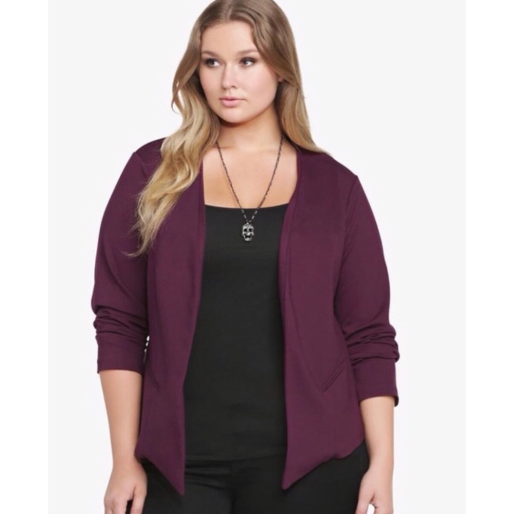 BRAND NEW Merlot Long Sleeve Torrid Blazer
